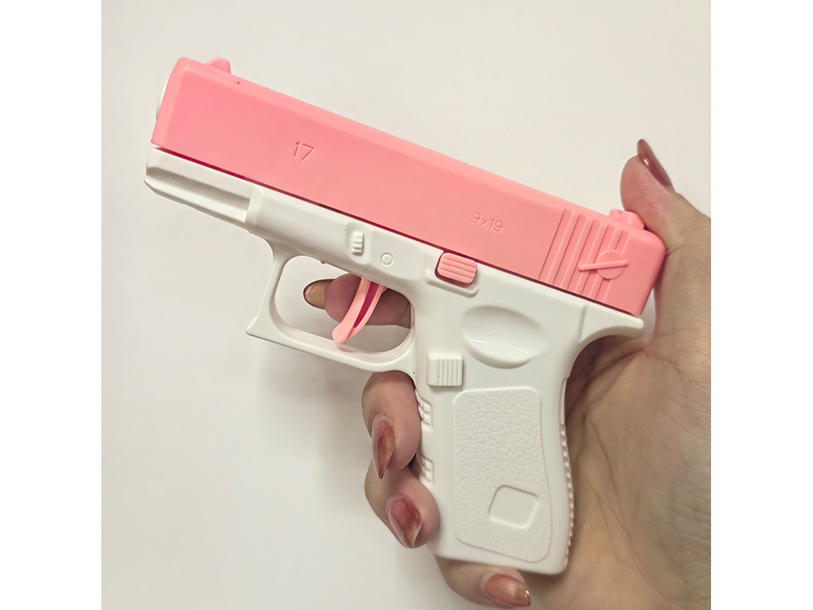(rosa) Pistola De Agua Mecánica De Disparo Rápido Desert Eagle, Minipistola
