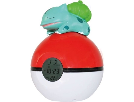 Pokemon Despertador Radio Lámpara Led Bulbasaur TEKNOFUN