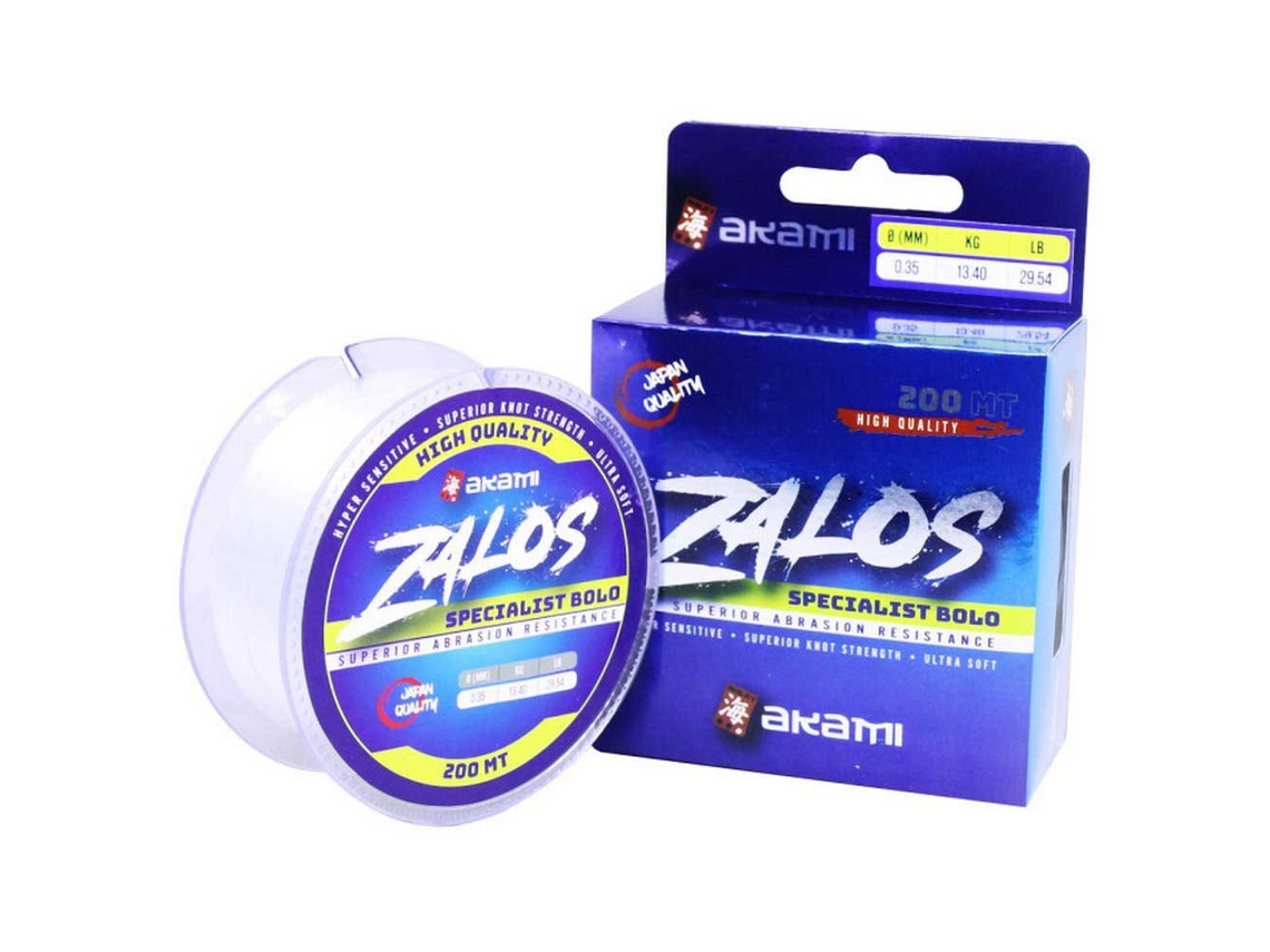 Monofilamento Zalos 200 M Azul 0.400 Mmakami
