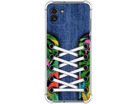 Carcasa para Samsung Galaxy A03 TUMUNDOSMARTPHONE Dibujos Antigolpes Zapatillas 13 Multicolor