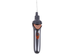 Limpiador de oídos eléctrico con LED mejorado para niños (negro/gris)