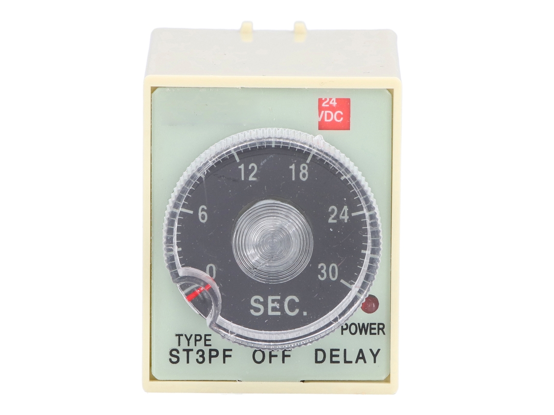 Omni-relé De Tiempo St3pf Retardo De Apagado 30s Entrada 24v Salida Para Control Automático