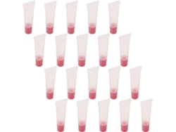 20 Tubos Recargables De Brillo Labial Transparente, Mini Envases Suaves A Prueba De Fugas Para El Cuidado De La Piel.
