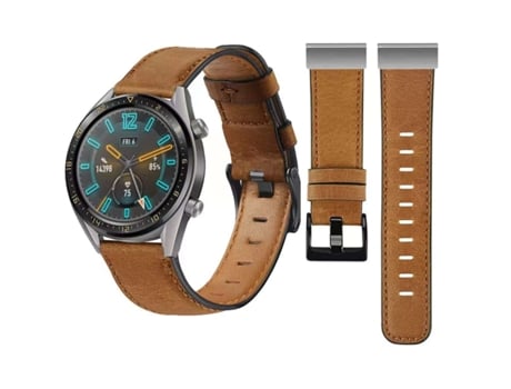 Correa Classic Vintage em Pele Ecológico Garmin Tactix 7 Pro Ballistics Edition Marrón