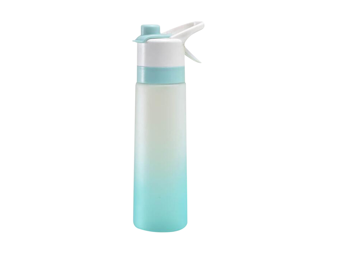 Botella Deportiva Unisex De Espuma En Aerosol Degradada (azul Cielo), Vaso De Plástico En Aerosol De Color.