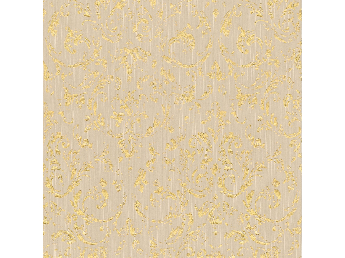 306602-Gu Papel Pintado Textura Barroco Ligeramente Destellante 5 33 M2 PROFHOME