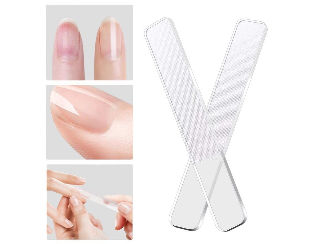 Juego De 3 Piezas De Lima De Uñas Y Protector Para Adultos Y Niños, Ideal Para Uñas Naturales Y De Los Pies.