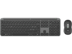 LOGITECH Mk950 Signature Slim Teclado Ratón Incluido Oficina Rf Wireless Bluetooth Qwerty Italiano Grafito