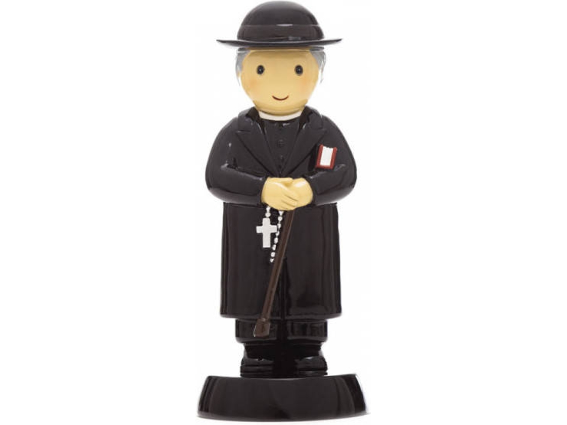 Figura Decorativa LITTLE DROPS OF WATER Padre Cruz (Negro - Resina)