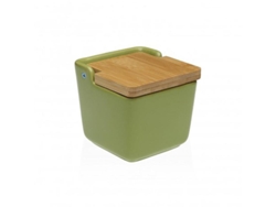 Salero 8,8x8,8x8,5 Cm Verde Oliva