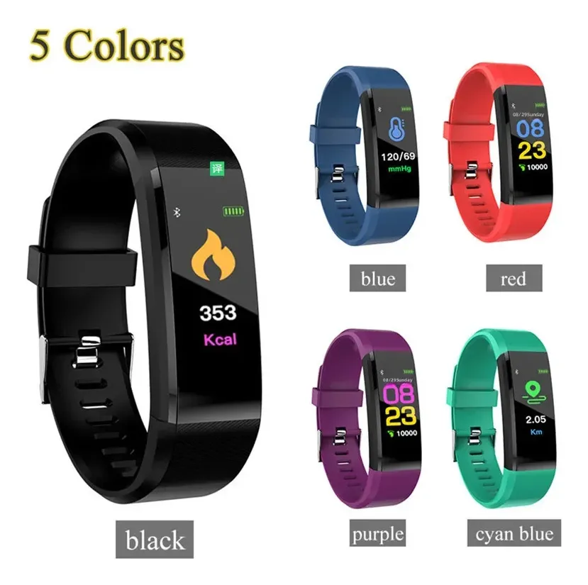 Pulsera inteligente Vayotoy ID115PL azul con monitor de sueño