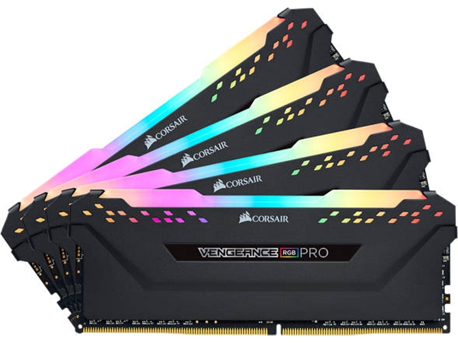 Memoria RAM DDR4 CORSAIR CMW32GX4M4C3200C16 (4 x 8 GB - 3200 MHz - CL 16 - Negro)