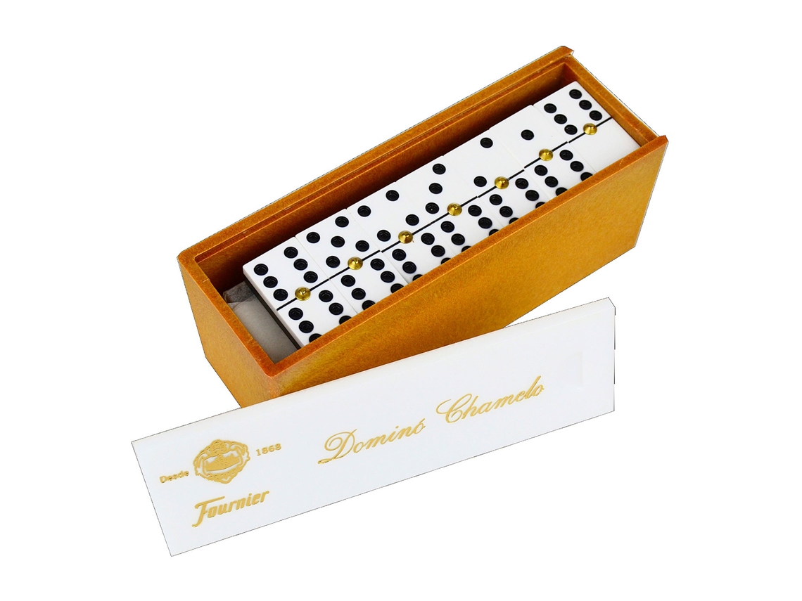 Juego De Dominó FOURNIER Chamelo De Marfilina En Caja De Plástico