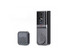 Visiophone Con Conexión Wi-fi Y Timbre Xring, Ip65, Detección De Movimiento, Modo Nocturno, Negro. Brilvibera_ptg