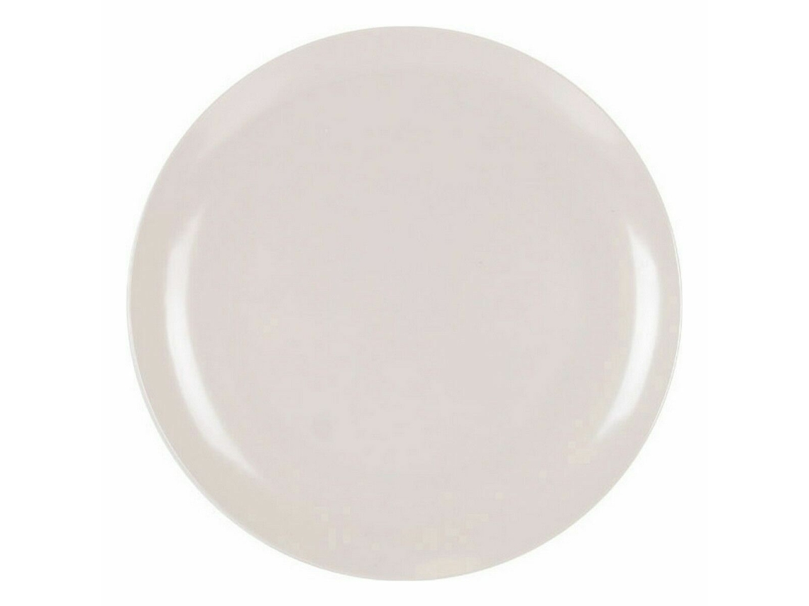 Plato de Postre LA MEDITERRÁNEA Melamina Blanco Brillo 20 cm