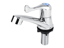 Grifo Individual De Agua Fría De Abs Para Lavabo De Baño/cocina, Con Conexión Roscada G1/2.