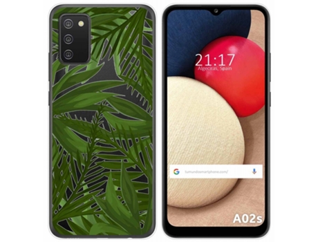 Carcasa Samsung Galaxy A02s TUMUNDOSMARTPHONE Dibujos Transparente Multicolor