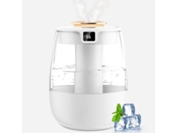 Un Humidificador Silencioso De 1 Litro Con Dos Salidas De Agua, Pantalla Digital, Dos Modos De Pulverización Y Luz Nocturna.