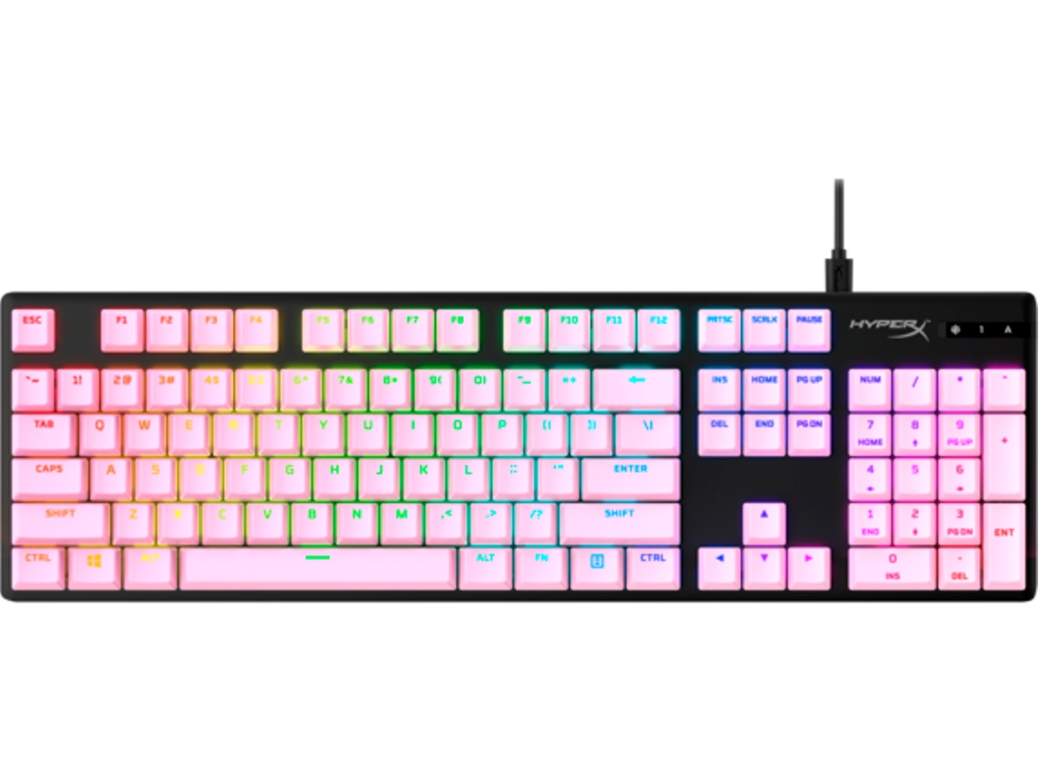 CONJUNTO TECLAS HYPERX PBT ROSA