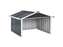 Cobertizo VIDAXL Antracita Acero (92x97x63 cm)