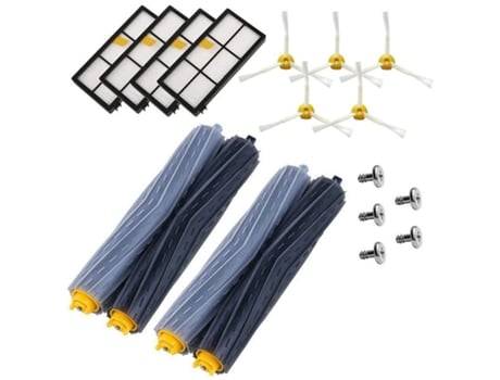 Reemplazar piezas del Kit de cepillos accesorios para Irobot Roomba serie 800 805 860 861 870 871 880 885 890 900 960 980, un juego de 18