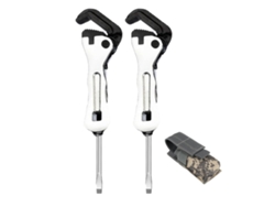 Llave Inglesa Microajustable Portátil Multifuncional Con Mango Corto, Juego De 3 Piezas Para Espacios Reducidos.