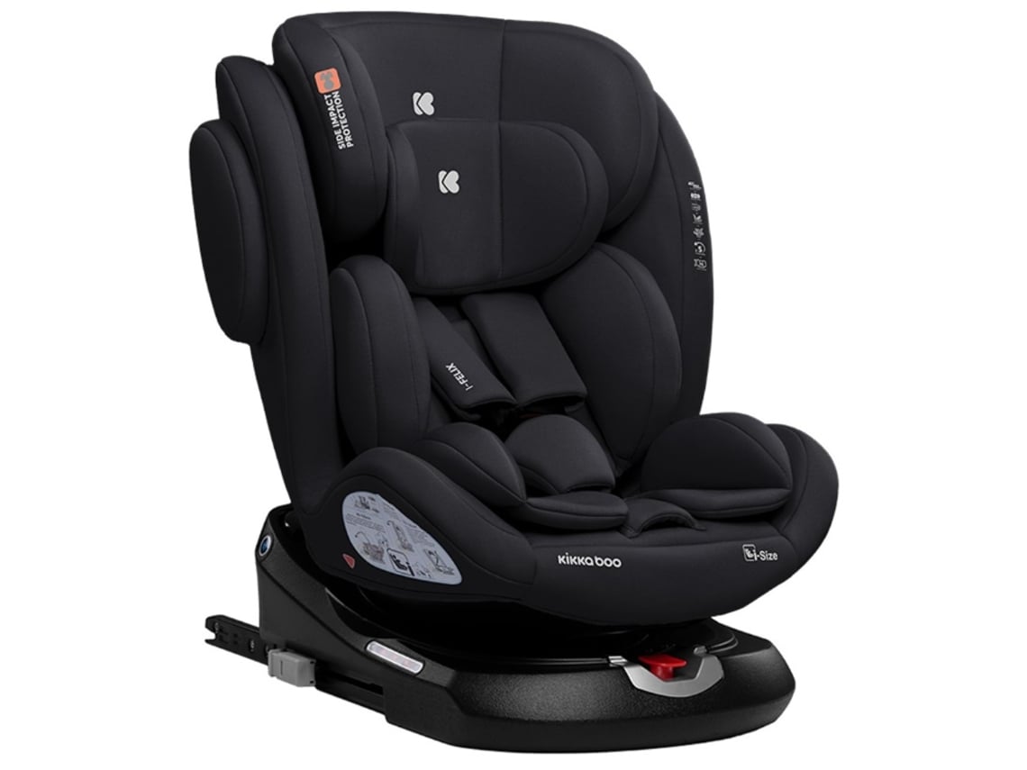 Silla de coche KIKKABOO 40-150 cm i-Felix i-SIZE negro