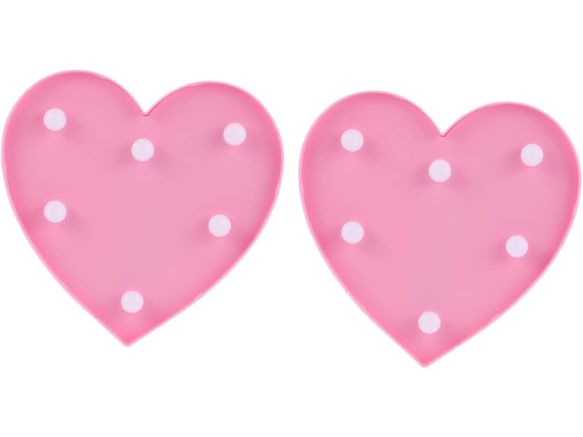 2 Lámparas Led De Escritorio Luz Nocturna Reutilizable Para Decoración Del Hogar Fiesta Foto Boda San Valentín Alto Brillo Bajo Calor.