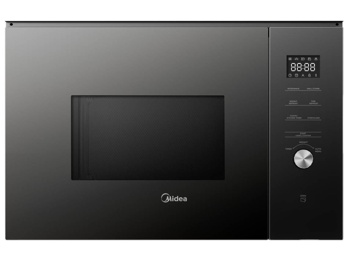 Microondas Integrable Midea 25 Litros, Inverter, Con Grill Mbmtg925e Bk
