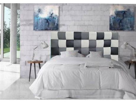 Cabecero DECORQUALITY Colors Black (Negro - Polipiel - 105 x 70 cm)