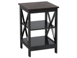 Mesa de centro BELIANI Foster de MDF Negro 40x40x60
