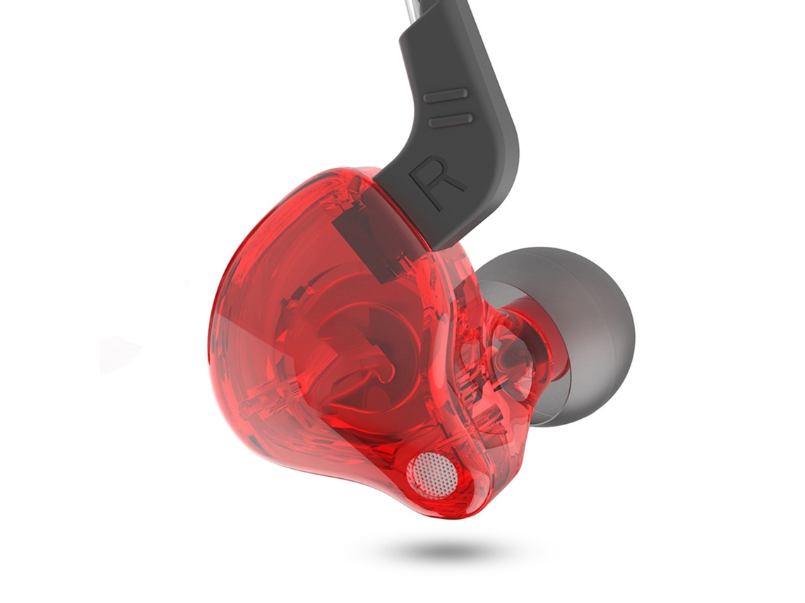 Auriculares Deportivos Qkz Ak6 Hifi Con Micrófono De 3,5 Mm Para Correr, Auriculares Intrauditivos, Auriculares Universales.