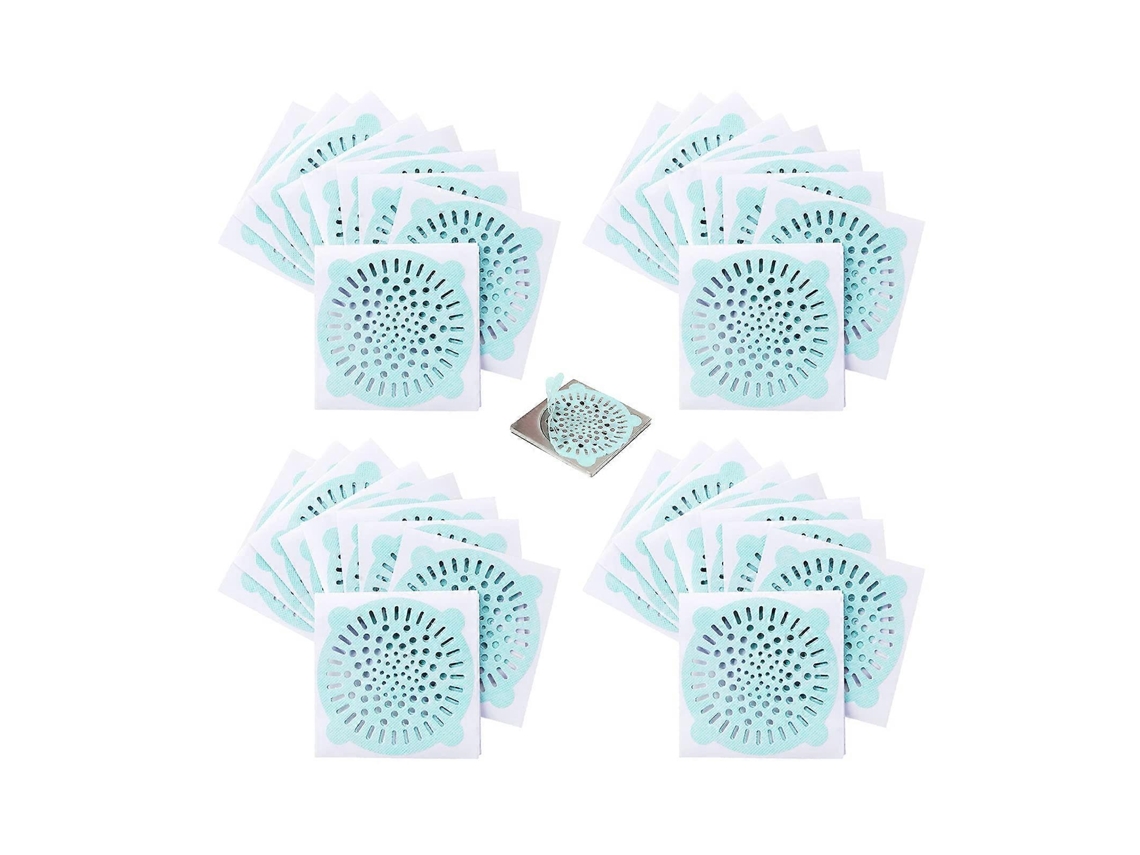40 Filtros De Pelo Para Regadera Y Fregadero Captador De Cabello Desagüe Suelo Material No Tejido