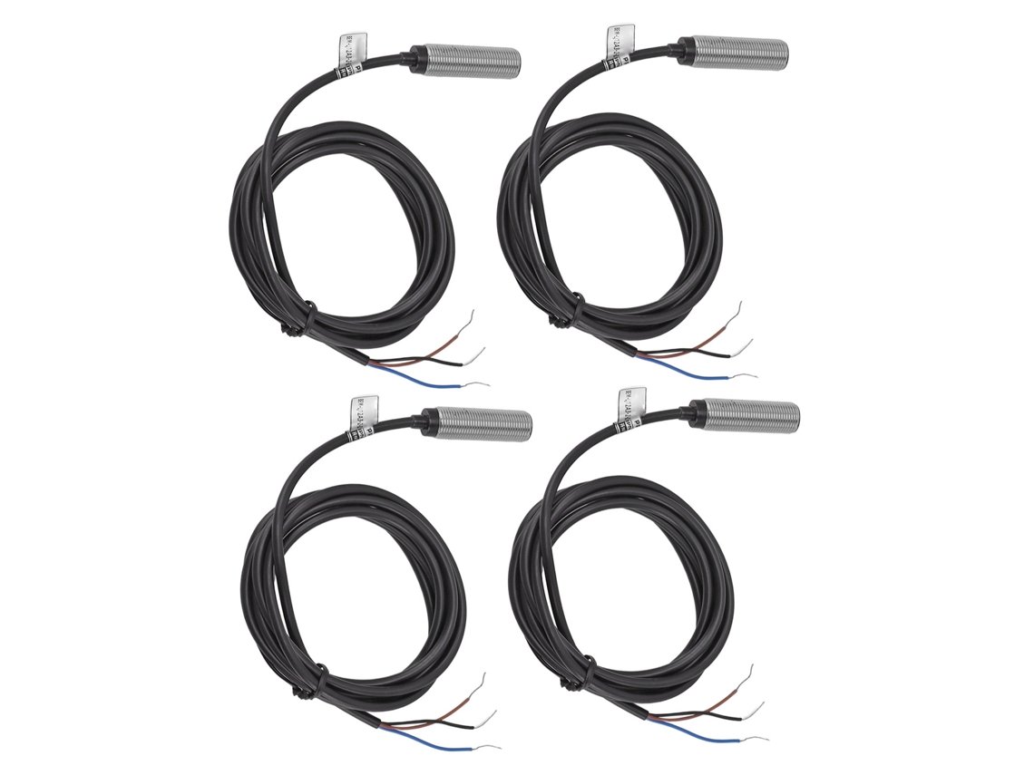 2026dz-4 Conjuntos de interruptores de proximidad inductivos 12 mm NPN 3 cables No 6-36 V CC Rango 2 mm