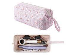 Bolsa Para Rizador Chrui Colgable Con Cremallera Y Divisiones Para Viaje (cereza)
