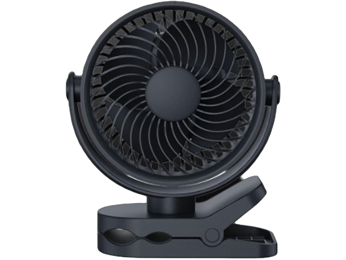 Ventilador De Mesa Portátil Con Clip Ventilador Multifuncional Recargable Cuatro Velocidades Portátil