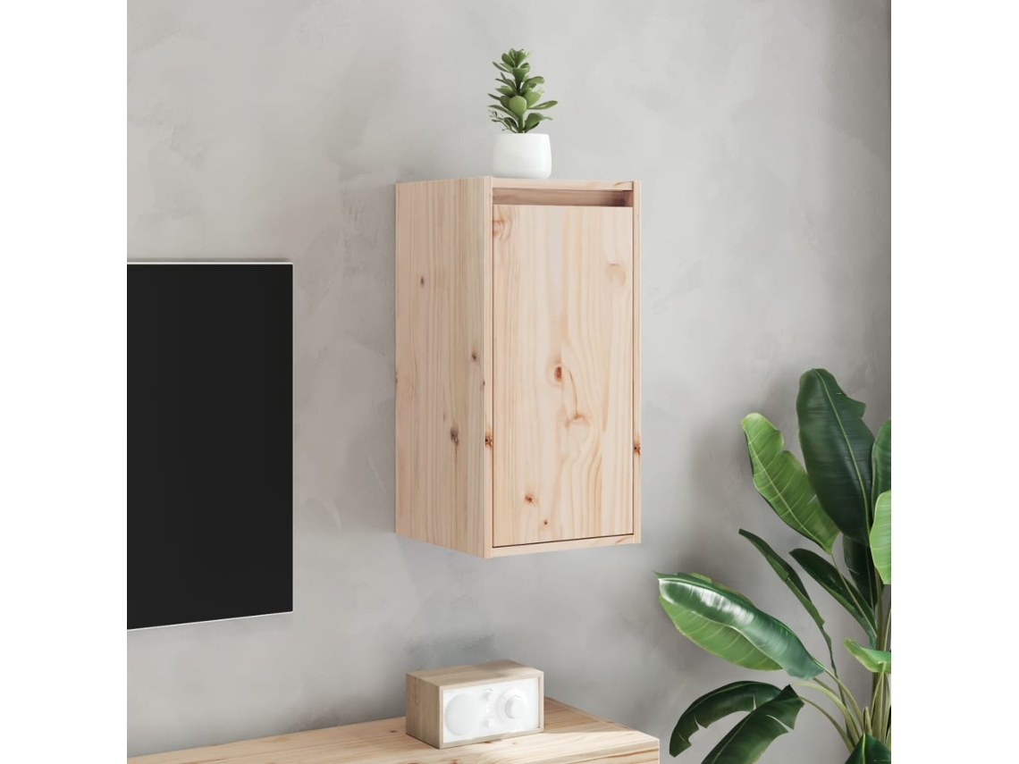 Mesitas de noche (2 unidades, 30 x 30 x 60 cm, madera maciza de pino, DKD Home Decor)
