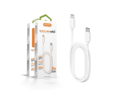 Cable para iPhone 15 Pro ACCETEL - Blanco