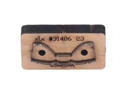 Moldura De Corte De Couro Com Forma De Laço Punch Cutter Ferramenta Para Arte 65x23mm Papel Borracha