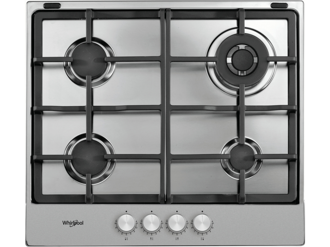 TGML 661 IX Aço inoxidável Embutido 58 cm Gás 4 zona(s) WHIRLPOOL