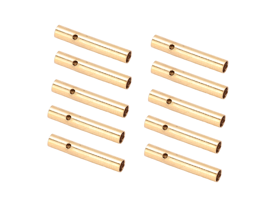 10 Unidades De Conectores Banana Hembra De 2,0 Mm Chapados En Cobre Y Níquel Para Baterías, Esc Y Motores Rc (proyecto De Bricolaje)