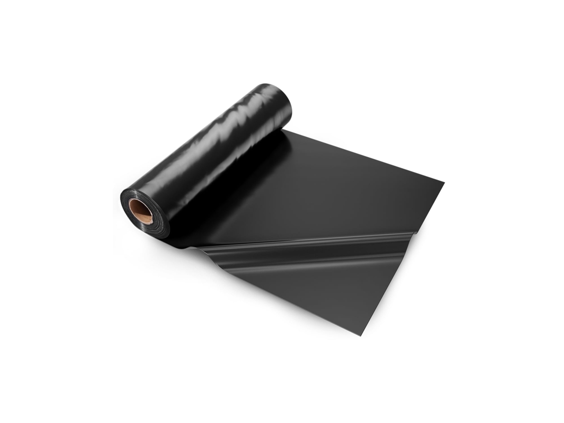 Rollo de plástico Succebuy de 10 milésimas, 20 x 30 metros, polietileno negro de alta resistencia