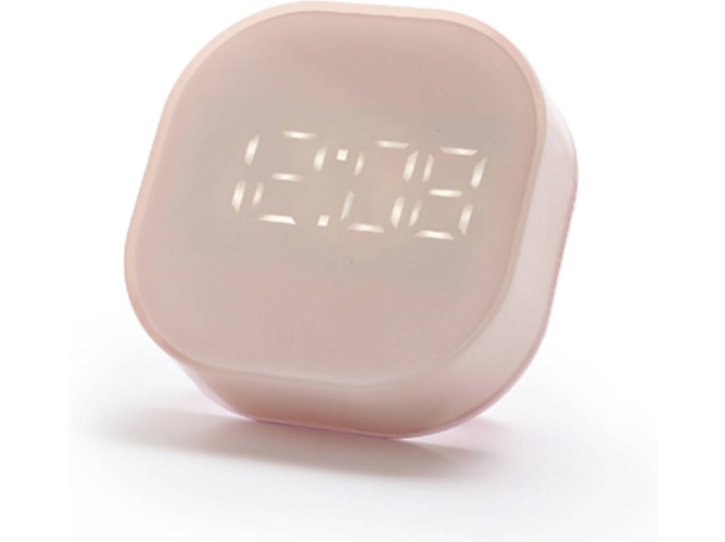 Reloj Despertador WJS 840079114877 (Digital - Rosado)