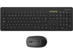Teclado + Ratón UNYKACH MK212 PRO (Negro - Inalámbrico)