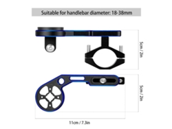 2026-soporte Ajustable Para Computadora De Bicicleta Delantera Con Adaptador Para Cámara Y Luz Garmin Bryton Cateye