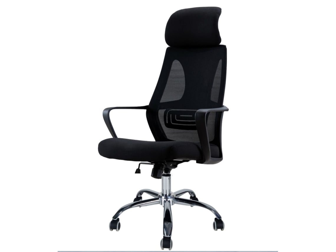 Silla de Oficina TOP E SHOP FOTEL NIGEL CZERŃ Negro