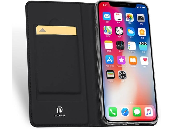 Funda iPhone XR WISETONY Dux Ducis-395 Negro