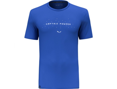 Camiseta de Hombre para Deportes de Nieve SALEWA Pure Cptn Dry Azul (M)