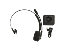 Auriculares Bluetooth Mono Con Micrófono Giratorio, Estuche De Carga, Cómodos Para Uso Profesional.