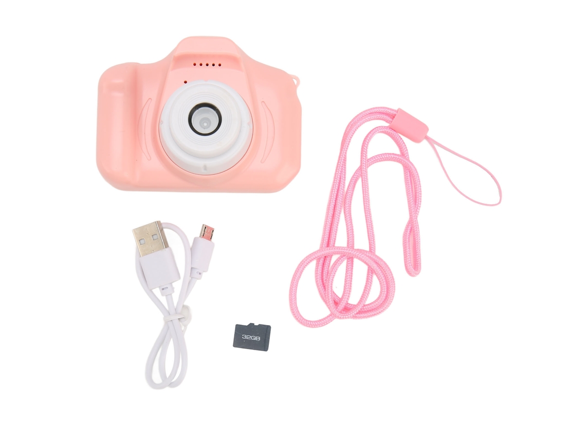 Cámara Digital Para Niños Con Filtros Modos Dual 8mp 1080p Hd Vídeo Cámara Bonita Portátil Rosa Para Niñas Y Niños